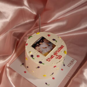 Çiçekli ve Resimli Doğum Günü Pastası