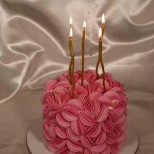 Pink Wafer Paper Cake Edora